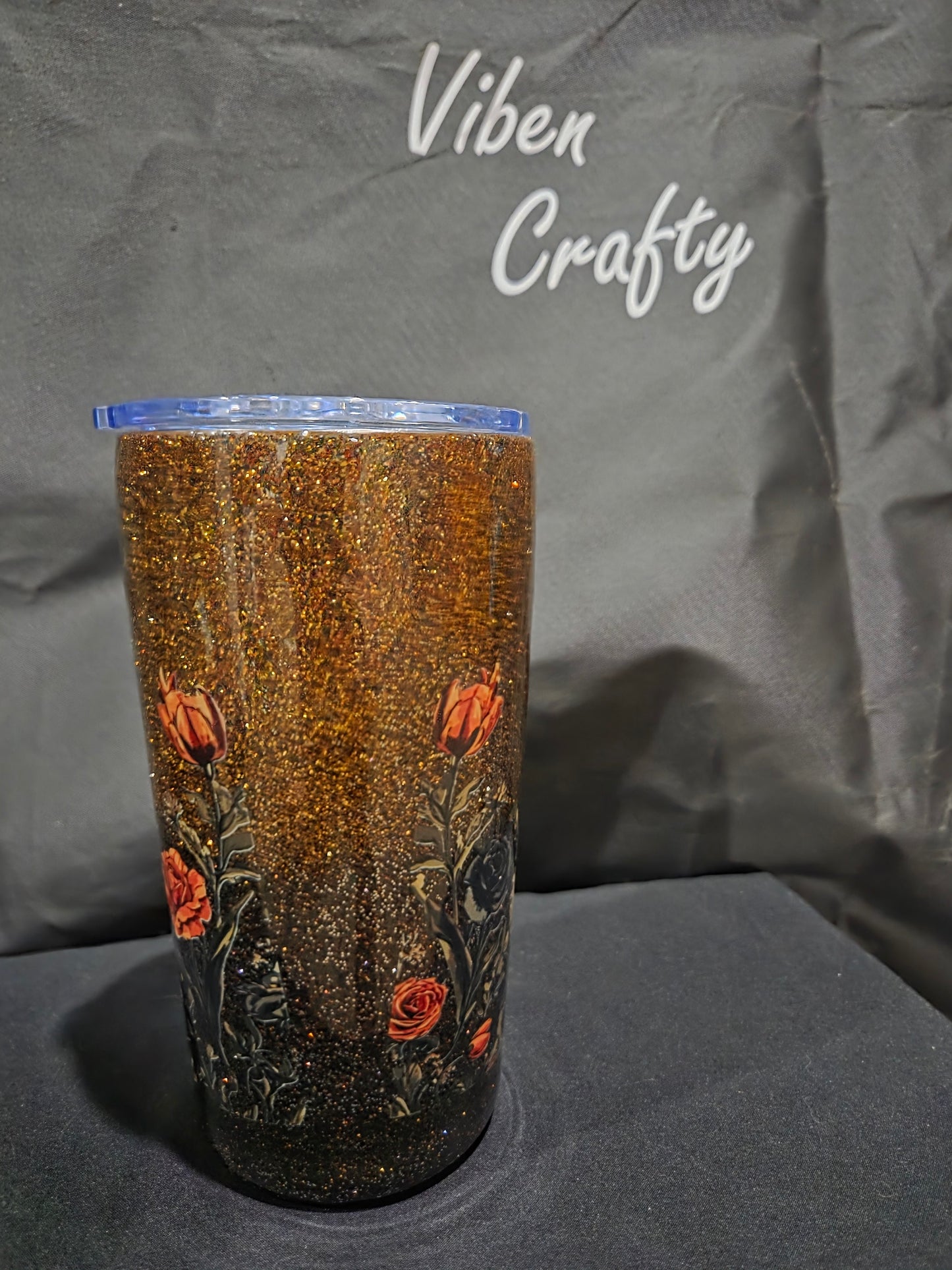 20 oz Stainless Steel Gold Skull cup