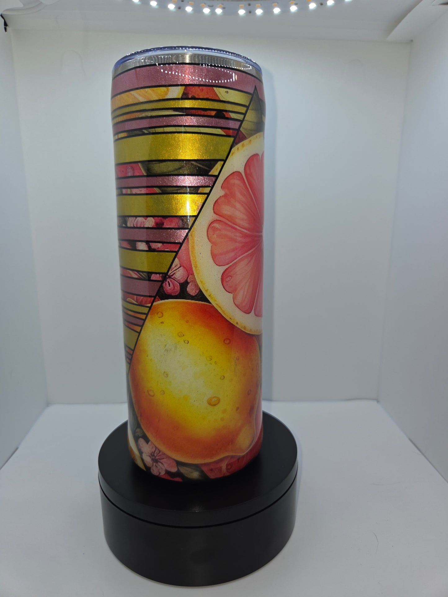 Pink/Yellow Lemonade 20 oz Stainless Steel Cup
